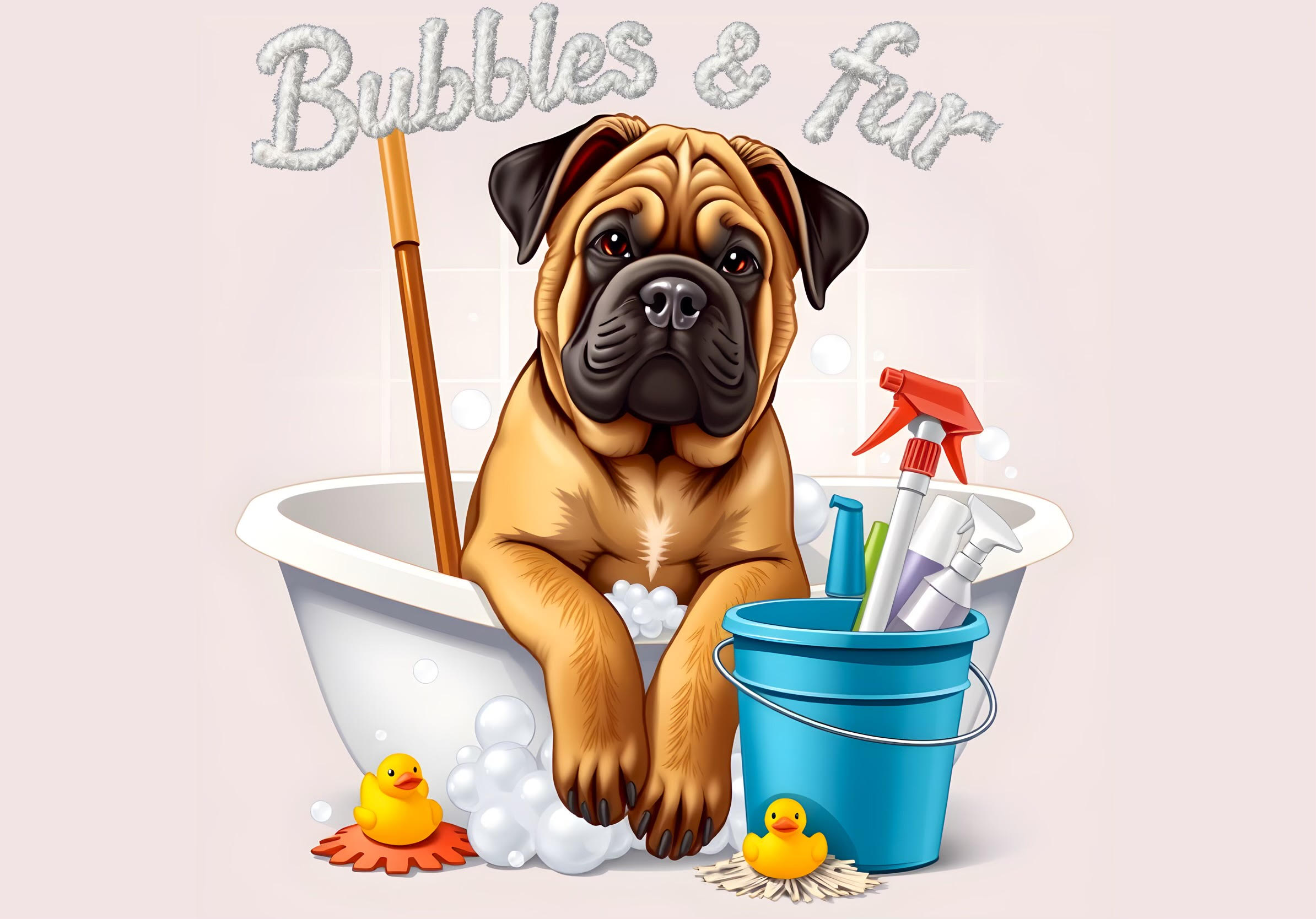 Bubbles & Fur Logo