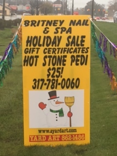 Business yard signs
