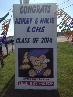Graduation yard sign